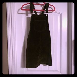 Green corduroy jumper